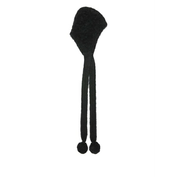 アクネ ストゥディオズ メンズ 帽子 アクセサリー Pompom-detailing hat Black|asty