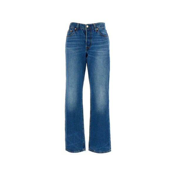 リーヴァイズジーンズ レディース ジーンズズボン下 ボトムス Five-pocket faded jeans Blue
