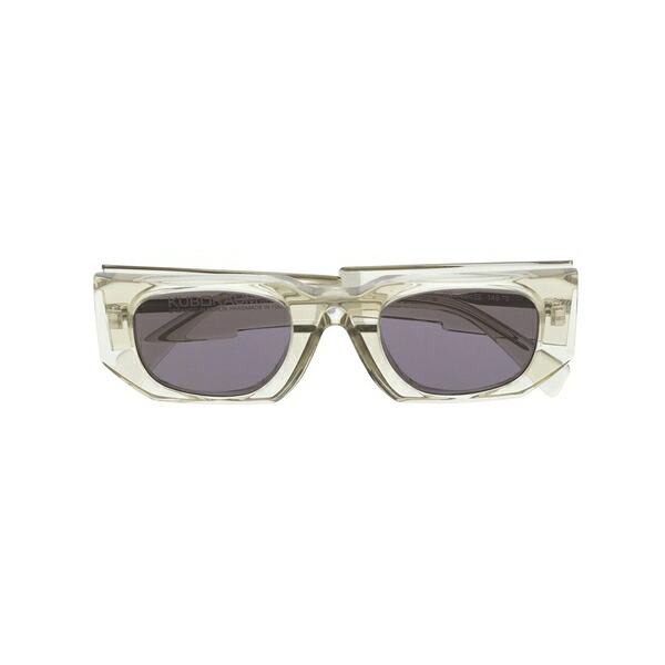 クボラウム メンズ サングラス・アイウェア 付属物 U8 rectangle-frame tinted sunglasses Green