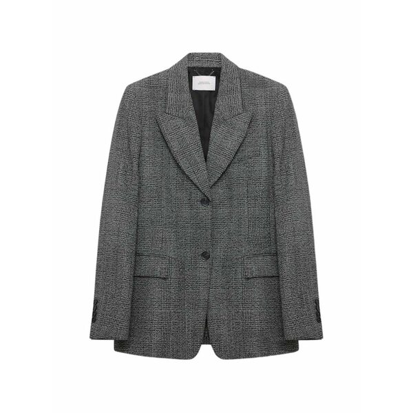 ドロシーシューマッハ レディース 上衣＆上衣 アウター Plaid blazer Grey