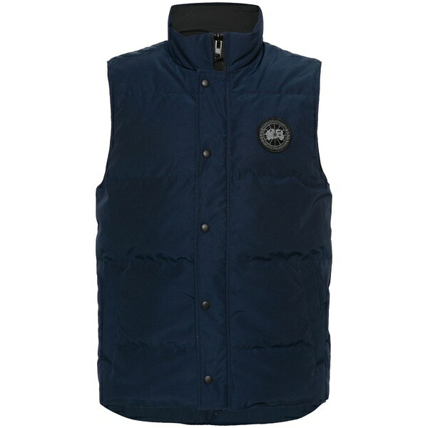 カナダグース メンズ 厚地の外套 アウター Garson vest Blue
