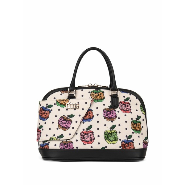 ジーシーディーエス レディース トートバッグ 御徒面子 Printed tote bag White