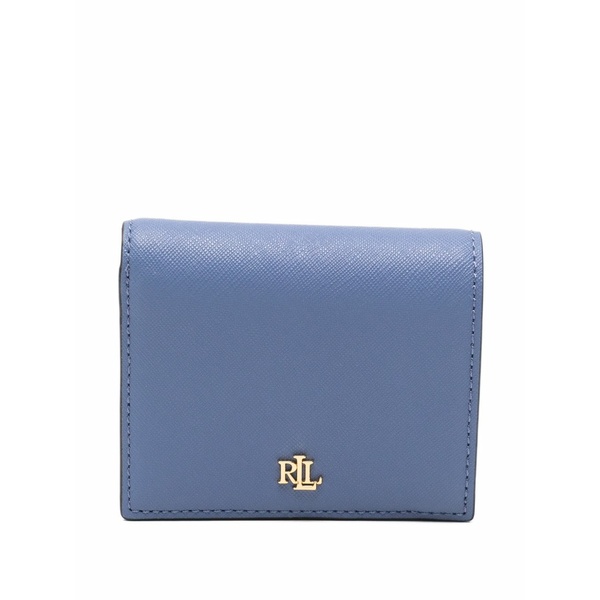 ラルフローレン レディース 紙入れ 付属品 Logo-plaque wallet Blue