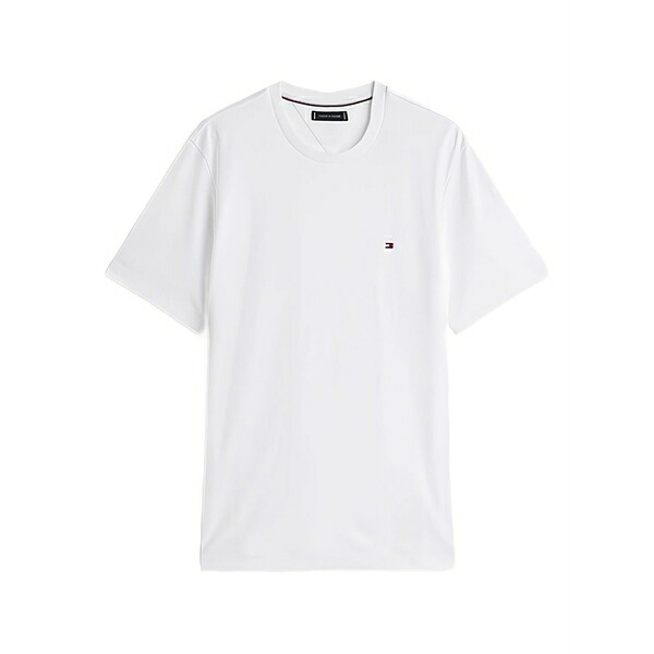トミー ヒルフィガー メンズ ティーシャツ トップス Logo-detailed t-shirt White