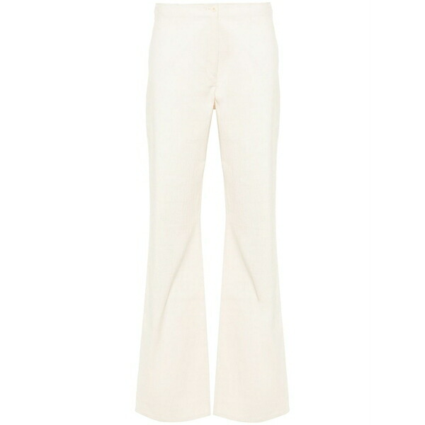 アワーレガシー レディース カジュアルパンツ ボトムス Biker high-waist straight trousers Neutrals｜asty