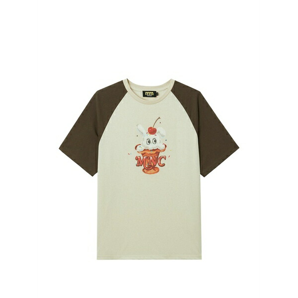 ミニ皮膚軟化剤 レディース プルオーバー トップス Graphic-print t-shirt Neutrals