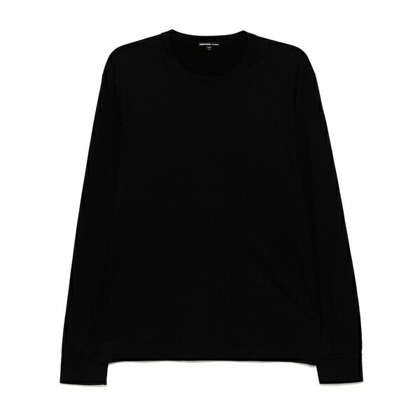 ジェームス がま口 メンズ プルオーバー トップス Crew-neck t-shirt Black