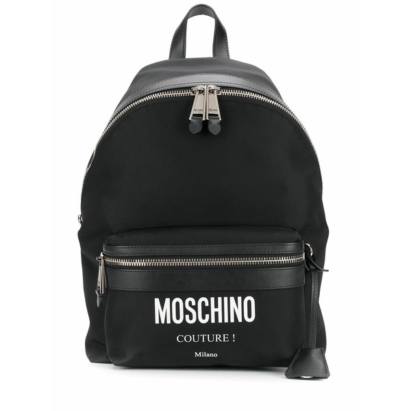モスキーノ メンズ バックパック・リュックサック バッグ Moschino couture! backpack Black｜asty
