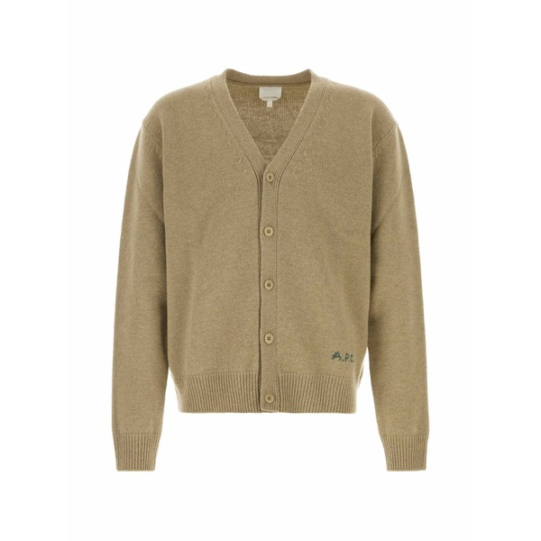 アーペーセー メンズ ジレー アウター Kevin cardigan Neutrals