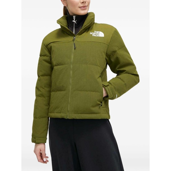 北の方人間の顔 レディース 上衣＆上衣 アウター Zip puffer jacket Green