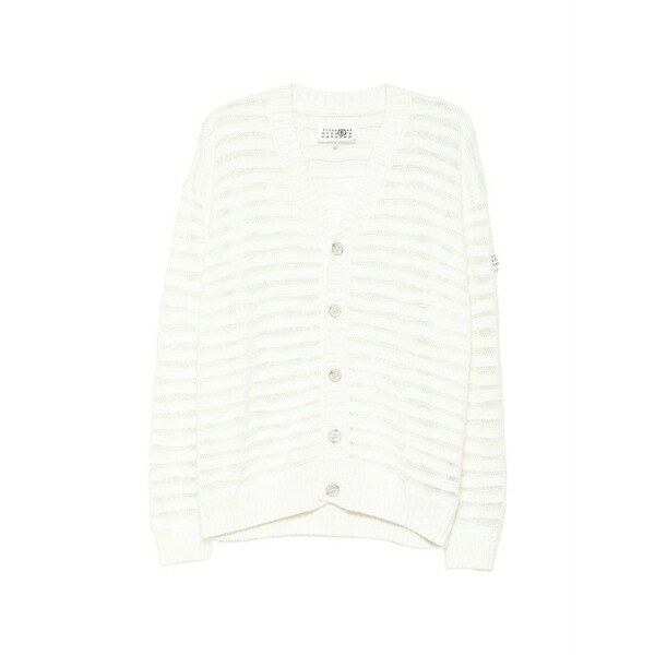 マルタンマルジェラ メンズ ジレー アウター V-neck cardigan White