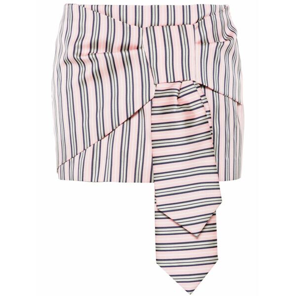 ディースクエアード レディース スコート ボトムス Tie-knot striped mini skirt Pink