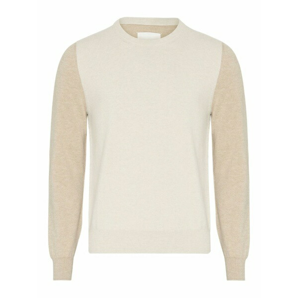マルタンマルジェラ メンズ 編み物\u0026スウェーター アウター Panelled crewneck sweater Neutrals