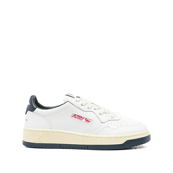オートリー レディース スニーカー シューズ X maison kitsun￡ medalist low sneakers White