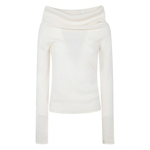 ノール レディース 編み物\u0026ティーシャツ アウター Wool sweater White