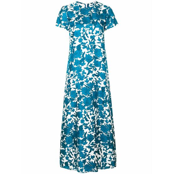 ラ・ダブル・ジェイ レディース ワンピース トップス Floral print maxi dress Blue｜asty