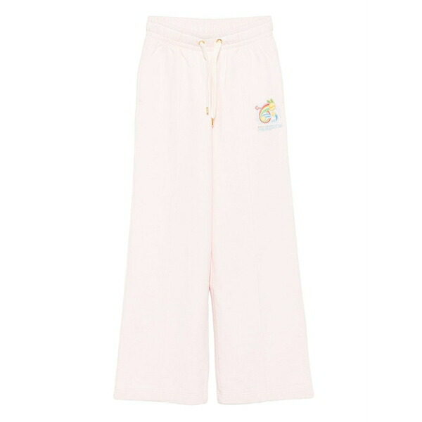 カサブランカ レディース カジュアルパンツ ボトムス Logo-print track pants Pink｜asty