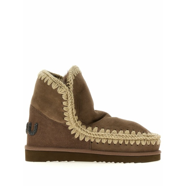 モウ レディース ブーツ シューズ 18 boots Brown