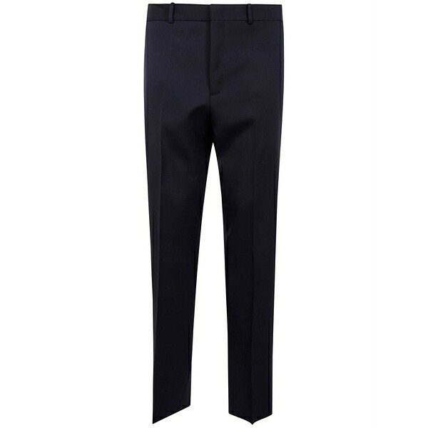 ジル・サンダー メンズ カジュアルパンツ ボトムス Lightweight wool gabardine trousers Blue|asty