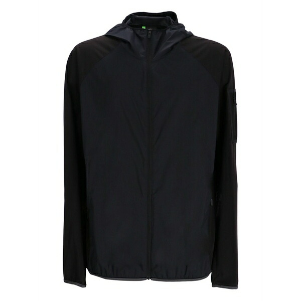 雇い主 メンズ 上衣＆上衣 アウター Eliat hooded lightweight jacket Black