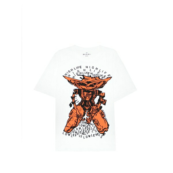 エドウィン メンズ ティーシャツ トップス Fantasy t-shirt White