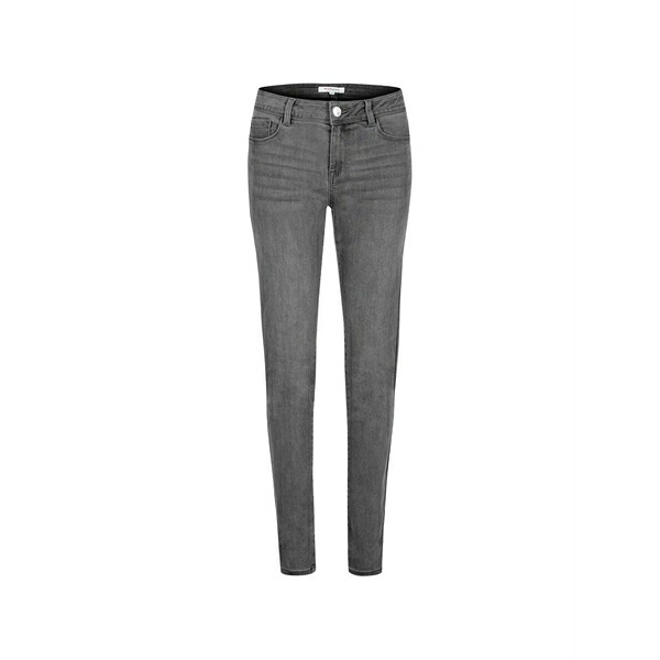 モーガンレーン レディース ジーンズズボン下 ボトムス Washed slim-cut shinny jeans Grey