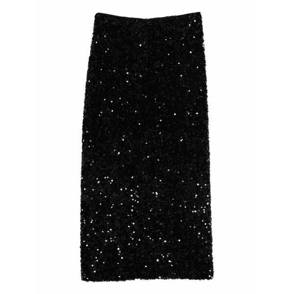ヴィンス レディース スコート ボトムス Sequin-embellished MIDI skirt Black