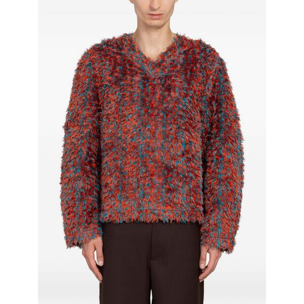 空想科学小説アール メンズ 編み物\u0026スウェーター アウター Agustin textured-finish sweater Multicolour