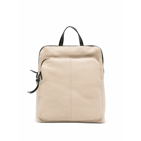 クロミア レディース うしろ側容器に並べる・背嚢 御徒面子 Savana street grained leather backpack Neutrals