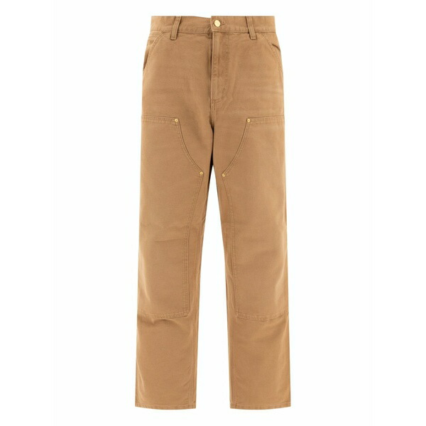 鉄道車両ハート形 メンズ 心地よいズボン下 ボトムス Double-knee trousers Brown