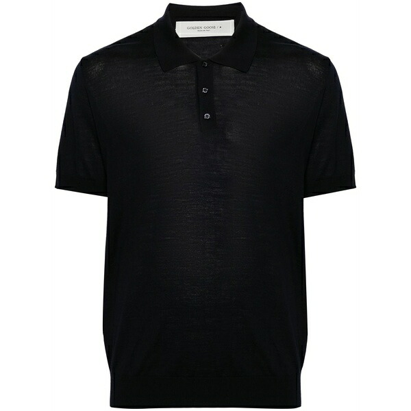 ゴールデングース メンズ スポーツシャツ トップス Giotto knitted polo shirt Blue