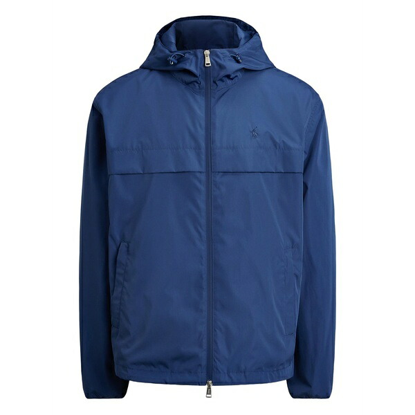 ラルフローレン メンズ 上衣＆上衣 アウター Zip-fastening hooded jacket Blue