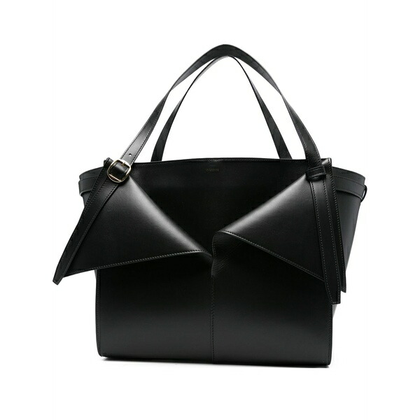 コペルニ レディース トートバッグ バッグ Medium belt cabas tote bag Black｜asty