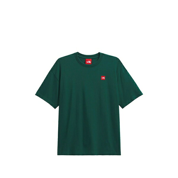 北の方人間の顔 メンズ プルオーバー トップス Tnf red box t-shirt Green