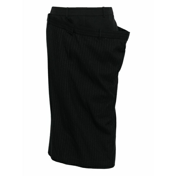 ジュン・ジー レディース スコート ボトムス Striped skirt Black