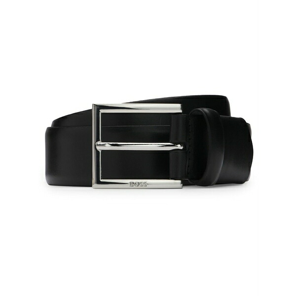 主任者 メンズ 三尺帯 付属物 Dressletic leather belt Black