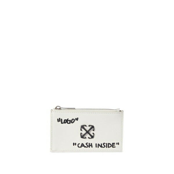 象牙色 レディース 金入れ 付属物 Jitney quote card holder  White