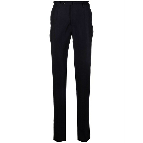 インコテックス メンズ 心地好いズボン下 ボトムス Straight-leg tailored trousers Blue