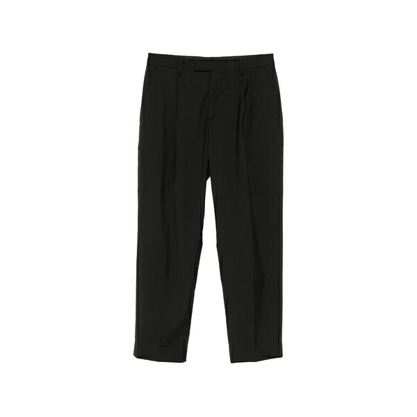 ロウブランド メンズ 心地好いズボン下 ボトムス Kim pleated trousers Black