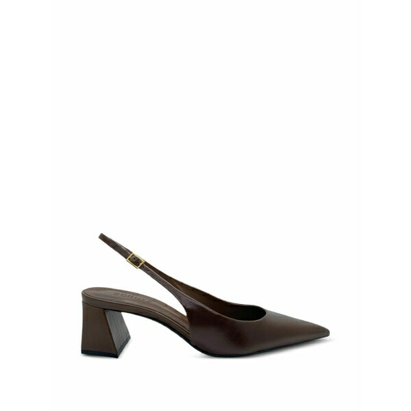 シュッツ レディース パンプス シューズ Slingback point-toe pumps Brown