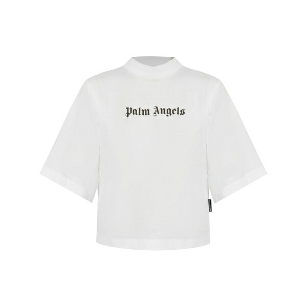 パーム・エンジェルス レディース ティーシャツ トップス Logo-print t-shirt White