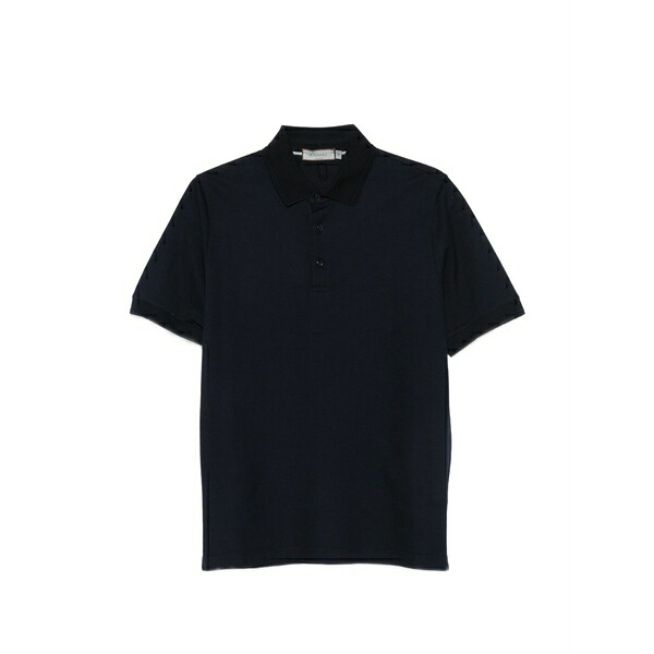 カナーリ メンズ スポーツシャツ トップス Short-sleeve polo shirt Blue