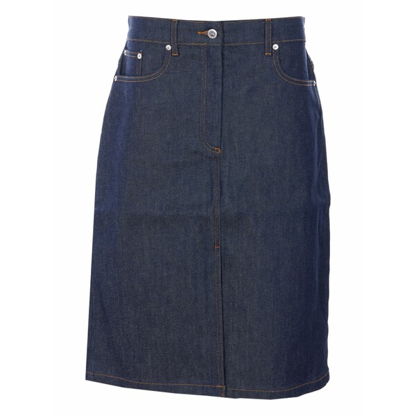 アーペーセー レディース スコート ボトムス Five-pockets MIDI skirt Blue