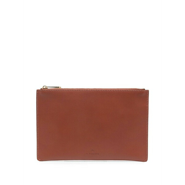 イル ビゾンテ レディース 金入れ 付属物 Single-pocket medium wallet Brown