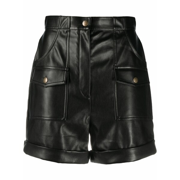 フィロソフィーデロレンゾセラフィーニ レディース 心地好いズボン下 ボトムス High-rise utility shorts Black