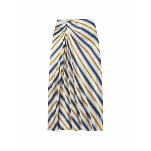 エーエルシー レディース スコート ボトムス Jean ruched striped maxi skirt Neutrals