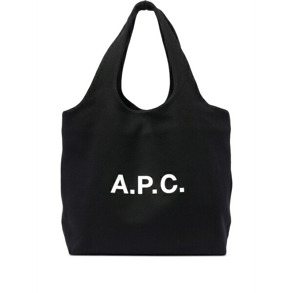 アーペーセー メンズ トートバッグ 御徒面子 Small ninon tote bag  Black
