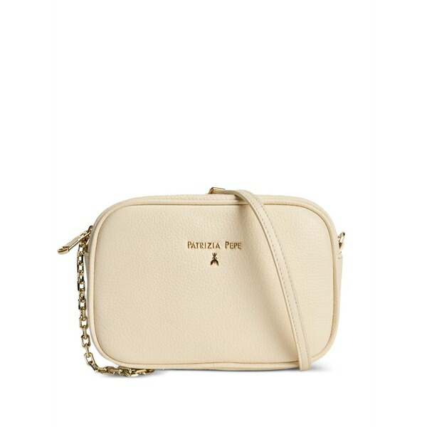 パトリツィア ペペ レディース ショルダーバッグ バッグ Logo-plaque crossbody bag Neutrals|asty