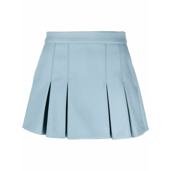 レッドヴァレンティノ レディース 心地好いズボン下 ボトムス Knife-pleat detailing skorts Blue