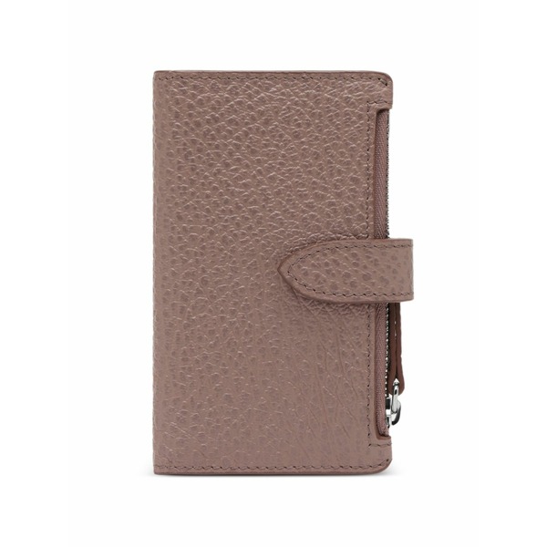 マルタンマルジェラ メンズ 銭入れ 添え物 Four-stitches leather wallet Brown